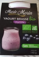 Mängden socker i Yaourt brassé bio myrtille