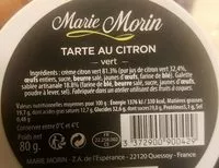 Mängden socker i Tarte Au Citron Vert Ramequin
