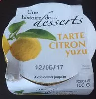 Mängden socker i Tarte Citron Yuzu