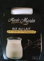 Mängden socker i Riz Au Lait Vanille De Madagascar