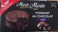 Mängden socker i Fondant au chocolat noir