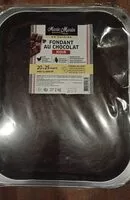 Mängden socker i Fondant au chocolat noir