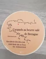 Mängden socker i Caramel au beurre salé de Bretagne