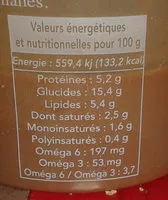 Mängden socker i Crème dessert au chocolat