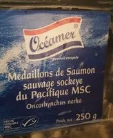 Mängden socker i Médaillons de saumon sauvage sockeye du Pacifique MSC