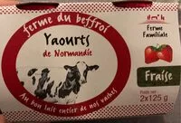 Mängden socker i Yaourt du beffroi