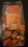 Mängden socker i Bonbons fourrés au calvados de Normandie