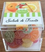 Mängden socker i Bonbon Barbier salade de fruit