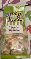 Mängden socker i Nougat de montelimar