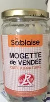 Mängden socker i Mogettes de Vendée