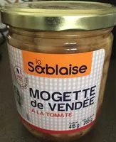 Mängden socker i Mogette de vendee