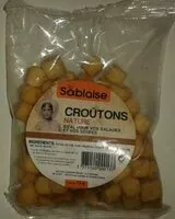 Mängden socker i Croûtons nature