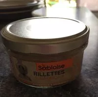 Mängden socker i Rillettes aux deux saumons LA SABLAISE