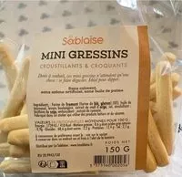 Mängden socker i Mini gressins