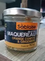 Mängden socker i Rillettes Maquereau