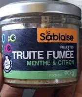 Mängden socker i Rillettes truite fumée