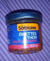 Mängden socker i Émiettés thon tomate et coriandre