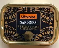 Mängden socker i Sardines a l’huile d’olive vierge extrat