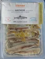 Mängden socker i Filets d'anchois marines aux zestes de citron