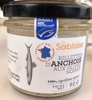 Mängden socker i Rillettes d'anchois aux olives noires
