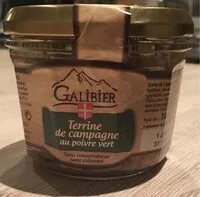Mängden socker i Terrine de campagne au poivre vert