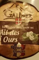 Mängden socker i Saucisson sec ail des ours