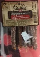 Mängden socker i Mini Bûchettes tomates et herbe de provences