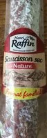 Mängden socker i Saucisson sec Nature (format familial)
