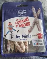 Mängden socker i Les minis nature - Saucisson sec