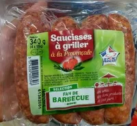 Mängden socker i Saucisses à griller à la provençale