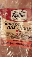 Mängden socker i Saucisse aux choux fumé à l ancienne