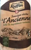 Mängden socker i Saucisse sèche à l'ancienne
