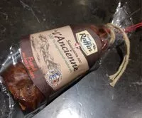 Mängden socker i Raffin saucisson sec fumé au porc