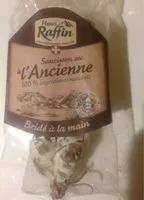 Mängden socker i Saucisson sec à l'ancienne