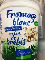 Mängden socker i Yaourt Lait Brebis 1/2 Écrémé