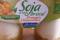 Mängden socker i Soja au bifidus brassé oranges-clémentines