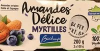 Mängden socker i Amandes delice myrtilles