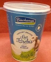 Mängden socker i Yaourt brassé Lait de Brebis