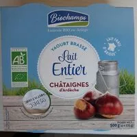 Mängden socker i Yaourt brassé - Lait entier - Châtaignes d'Ardèche