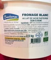 Mängden socker i Fromage blanc
