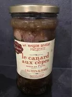 Mängden socker i Le canard aux cèpes sauce au porto