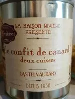 Mängden socker i Le confit de canard, deux cuisses, boîte 4/4