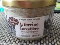 Mängden socker i la terrine forestière aux champignons