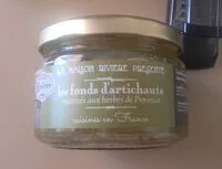 Mängden socker i les fonds d'artichauts marinés aux herbes de Provence