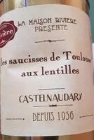 Mängden socker i Les saucisses de Toulouse aux lentilles