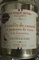 Mängden socker i Confit de canard et pomme de terre à la forestière