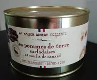 Mängden socker i Pommes de terre sarladaises et confit de canard