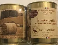 Mängden socker i La ratatouille et confit de canard