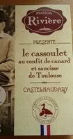 Mängden socker i Cassoulet au confit de canard