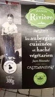 Mängden socker i Les aubergines cuisinées et haché
